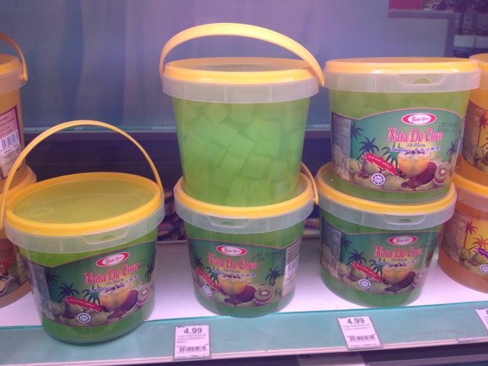 Подборка забавных азиатских продуктов: кусочки кокоса