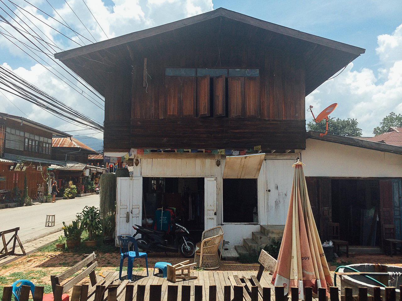 Путешествие по Таиланду, Пай: Деревянная застройка